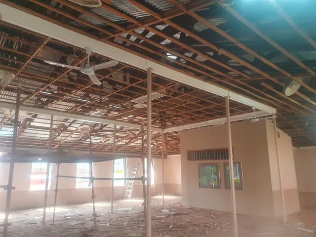 School hall refurbishment — RSS Construction & Renovations