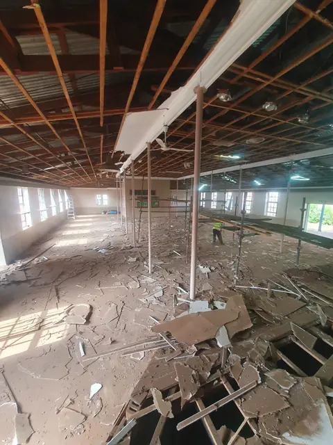 School hall refurbishment — RSS Construction & Renovations
